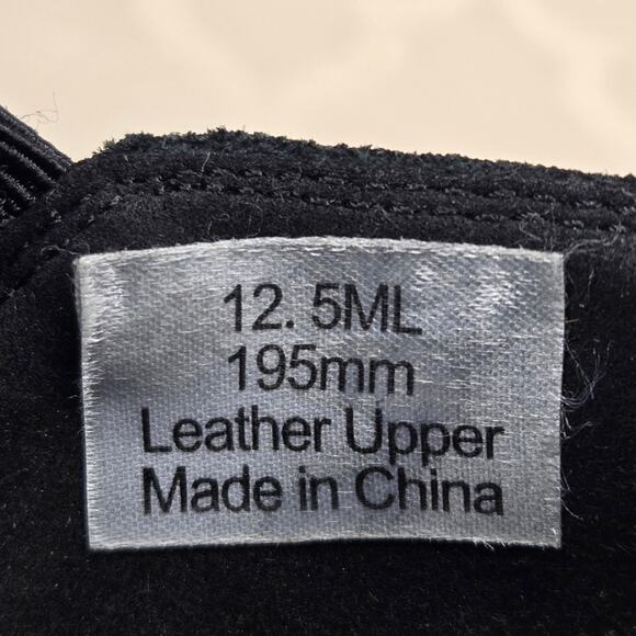 STELLE Black Leather Split Sole Jazz/Contemporary Dance Shoes Size 12.5 ML - Picture 9 of 9